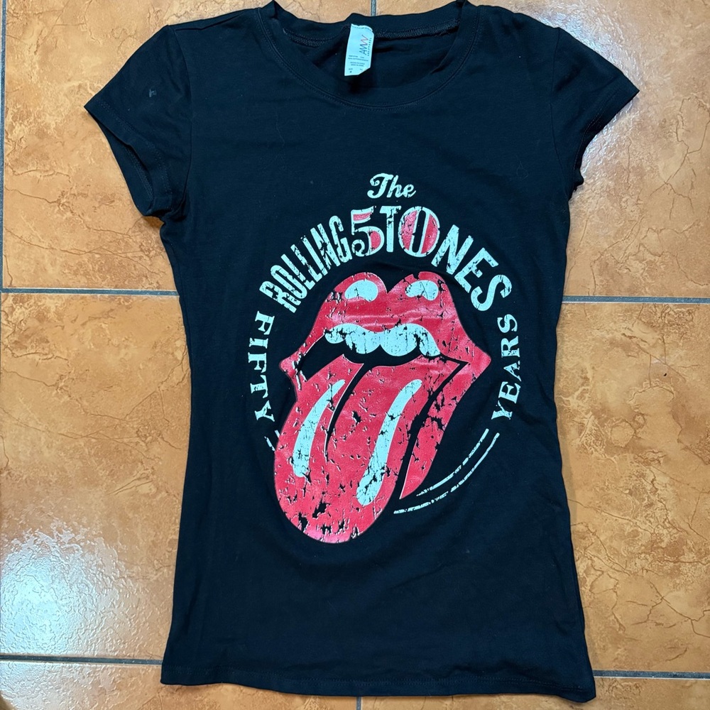 Rolling Stones Black Graphic T-Shirt